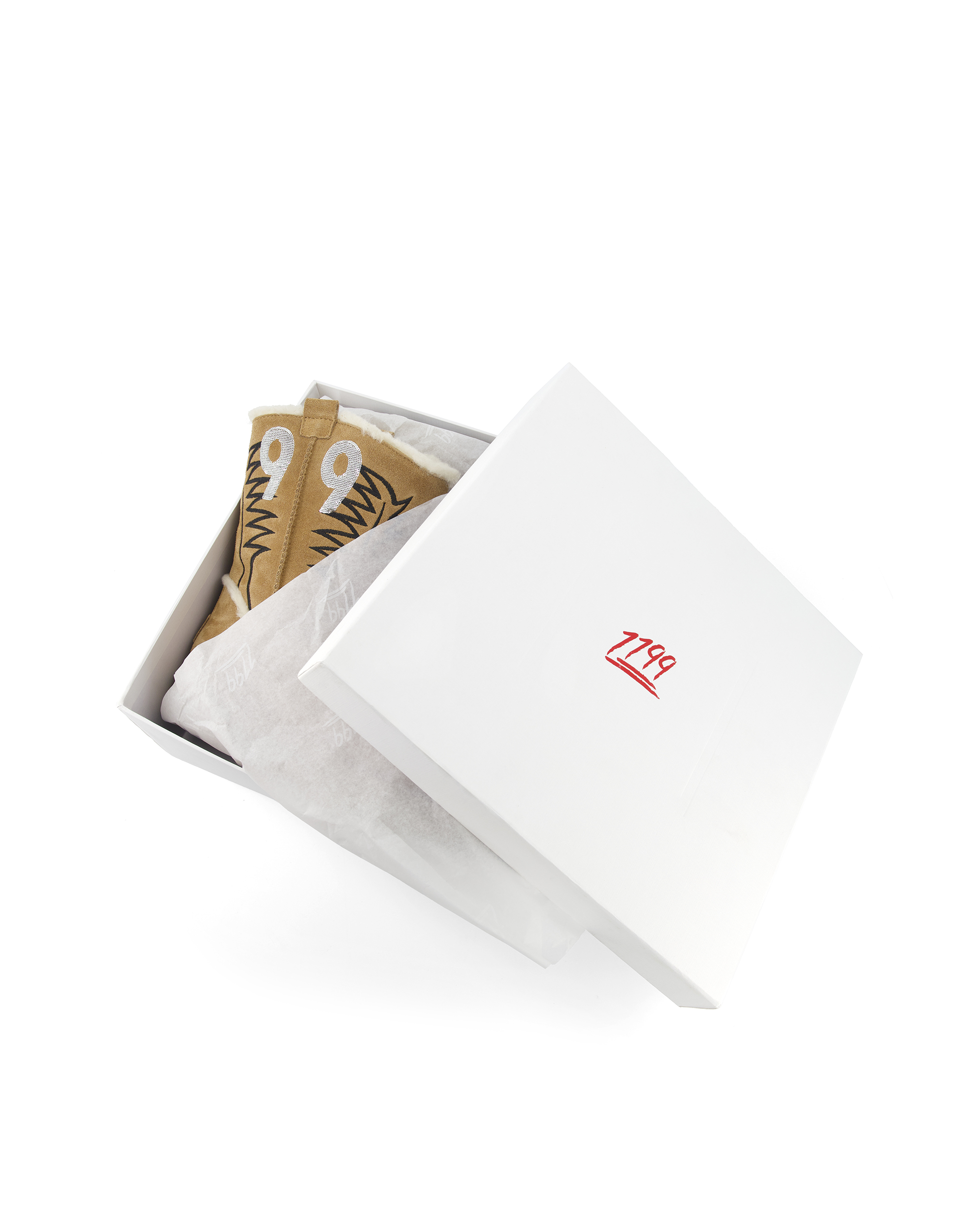 Cowboy OG's Surfer Boots - Beige