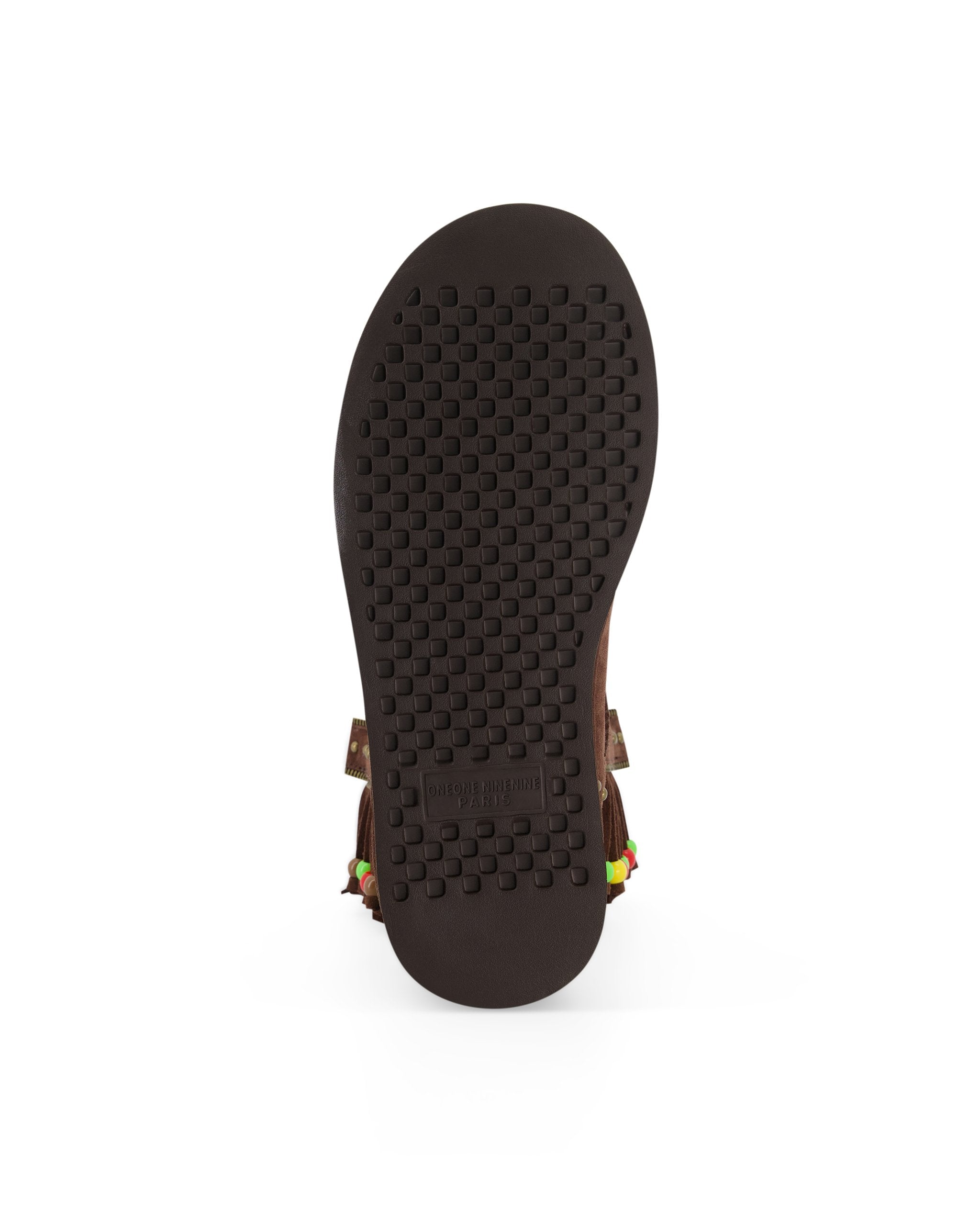 Surfer Beaded Boots - Chocolate