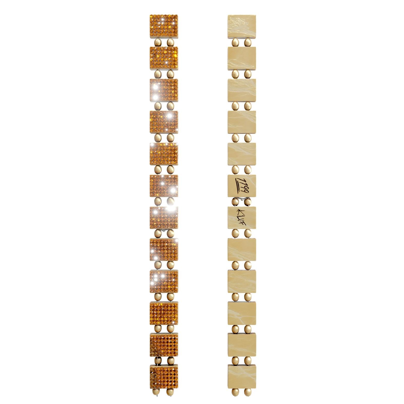 Gold Rhinestone Bracelet - KLUF